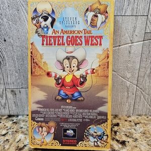 Tape American Tail Fievel Goes West VHS Family Night